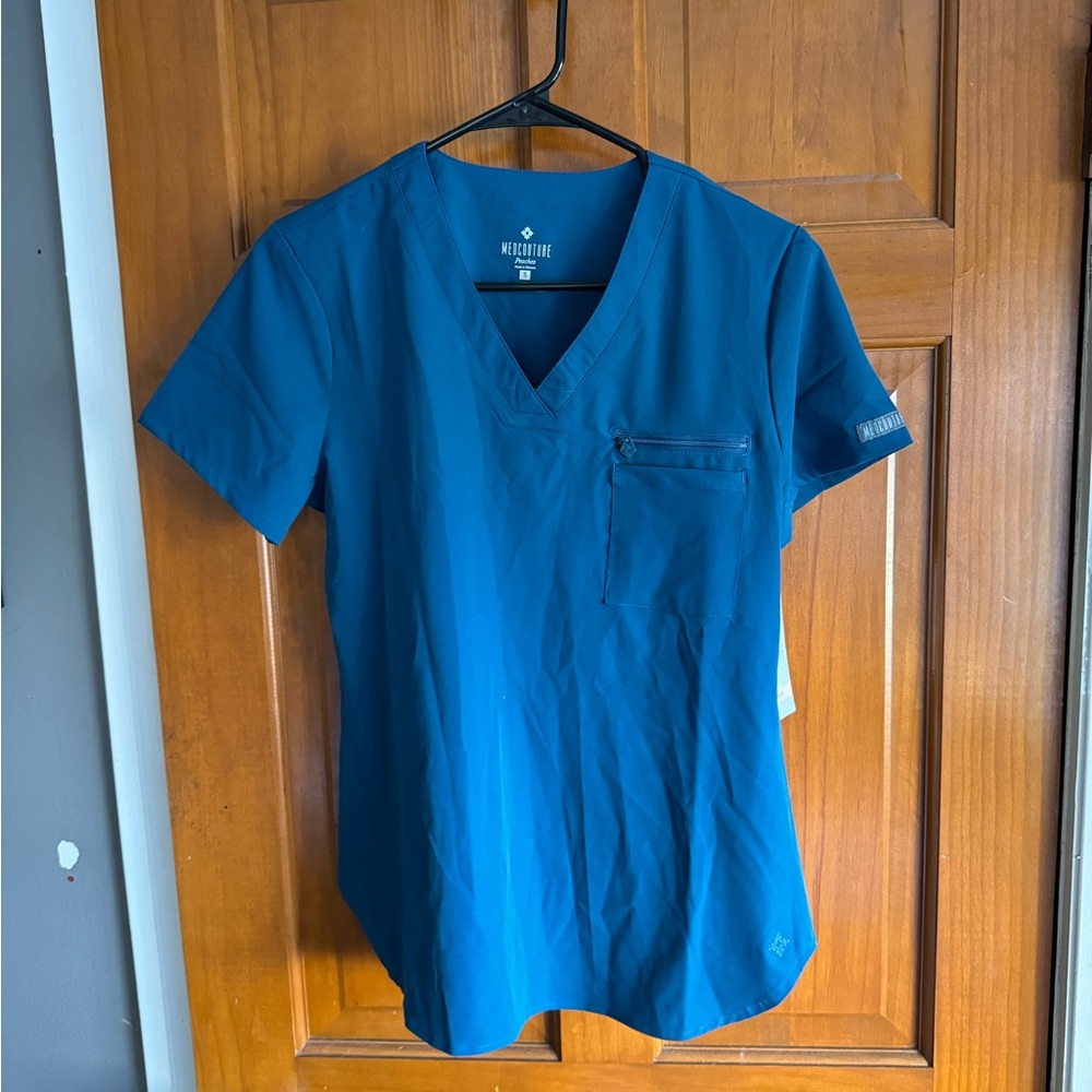 Scrub Top (Caribbean blue)